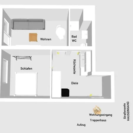 - Parkplatz, Citynah, Lift - Naehe Dus & Dortmund & Koeln & Essen Apartmán Wuppertal