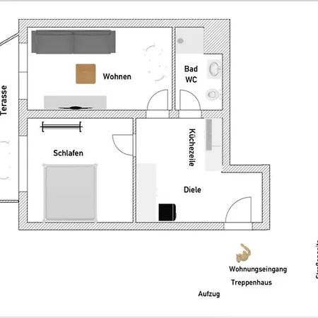 - Parkplatz, Citynah, Lift - Naehe Dus & Dortmund & Koeln & Essen * Wuppertal